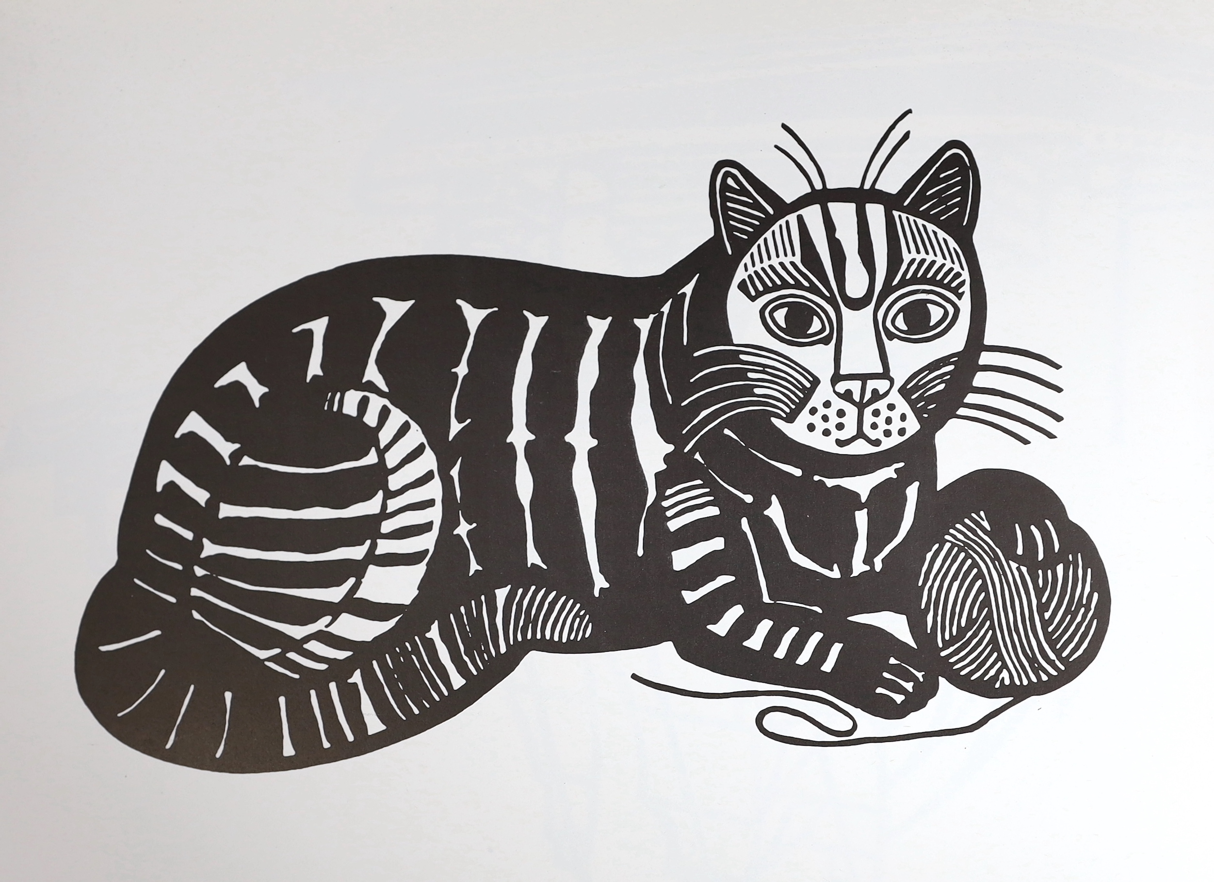 Bawden, Edward: A Portfolio for the Royal College of Art Printmaking Department Appeal Fund, one of 200, with a linocut, ‘’My Cat Wife’’ and 10 other prints, Royal College of Art, London, 1984